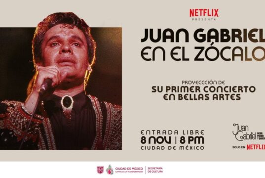 Netflix y la Secretaría de Cultura de la CDMX revivirán el histórico concierto de Juan Gabriel en Bellas Artes