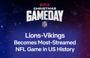 Netflix convierte Lions vs. Vikings en el partido de la NFL más visto por streaming en EE. UU.