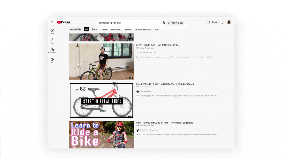 YouTube integra IA generativa en búsquedas, Shorts y creación de contenido