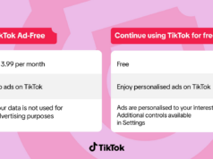 TikTok lanzará suscripción sin anuncios en Reino Unido