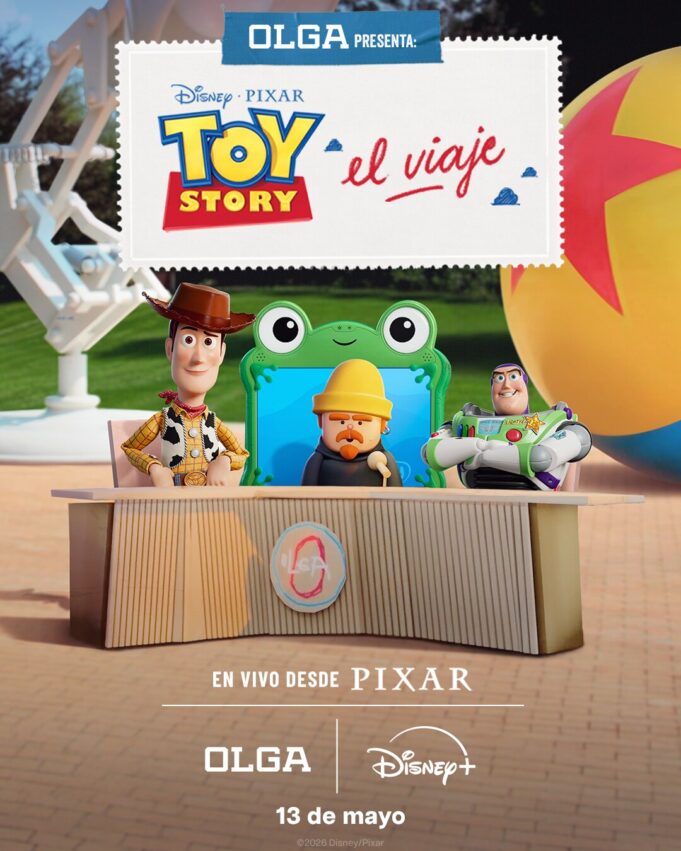 Disney+ y Olga transmitirán especial de Toy Story 5 desde Pixar Animation Studios