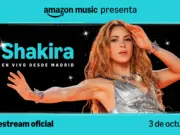 Amazon Music transmitirá en directo el último concierto de Shakira desde Madrid