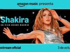 Amazon Music transmitirá en directo el último concierto de Shakira desde Madrid