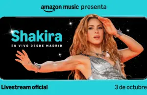 Amazon Music transmitirá en directo el último concierto de Shakira desde Madrid